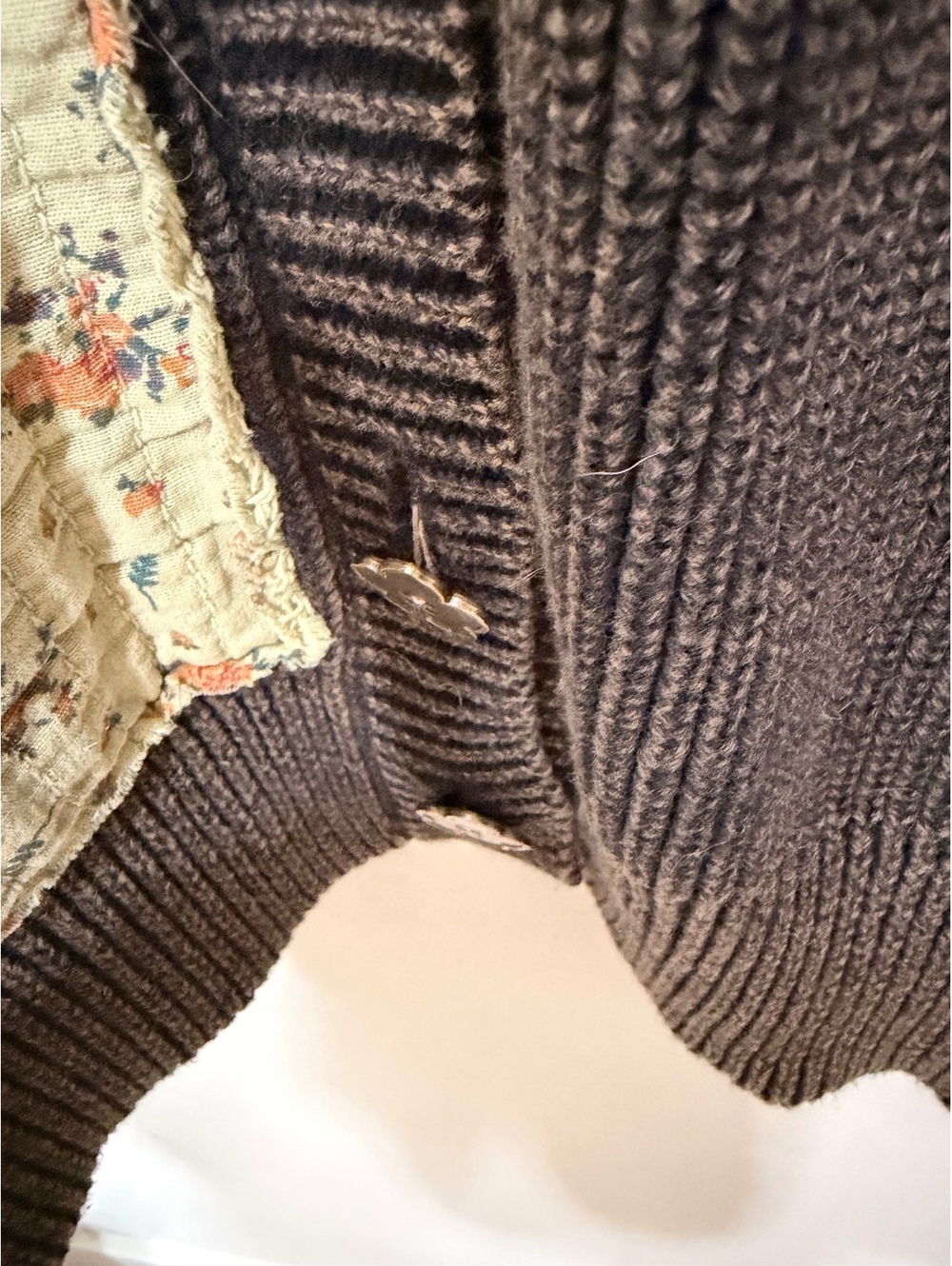 POL Patchwork Knit Cardigan - Picture 5 of 6